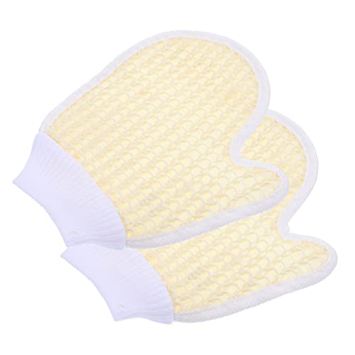 WOONEKY Peeling-handschuhe – 2 Stück Badehandschuhe – Duschreinigungshandschuhe – Reinigungshandschuhe Für Männer Und Frauen – Weich Und Hochwertig von WOONEKY