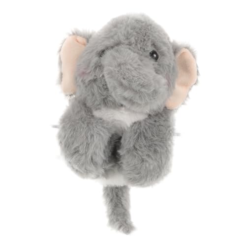 WOONEKY Plüsch Tier Slap Armband Elefant Cartoon Weiches Hautfreundliches Party Slap Bracelet Strapazierfähiges Leichtes Handgelenksband für Party Favors von WOONEKY