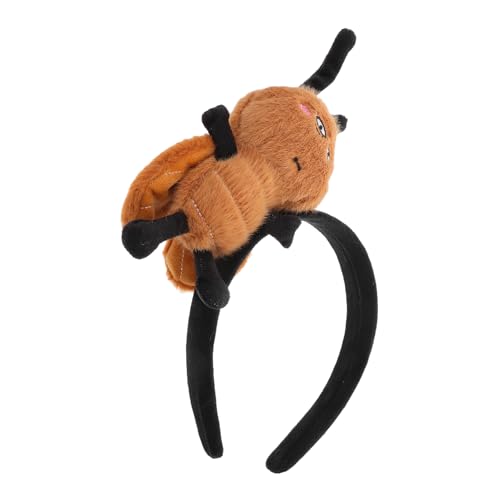 WOONEKY Plüsch-haarreif Mit Cartoon-käferdesign Lustiges Accessoire Für Halloween Cosplay Und Foto-events Multifunktionales Headwear Für Partys Und Kreative Outfits von WOONEKY