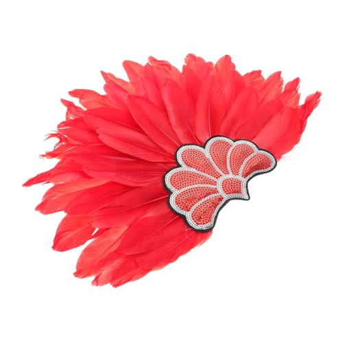WOONEKY Plumage Headband für Karneval Farbige Haarband für Kostüme Cosplay und Partys Auffälliges Accessoire für Damen Tragbar und im Design von WOONEKY
