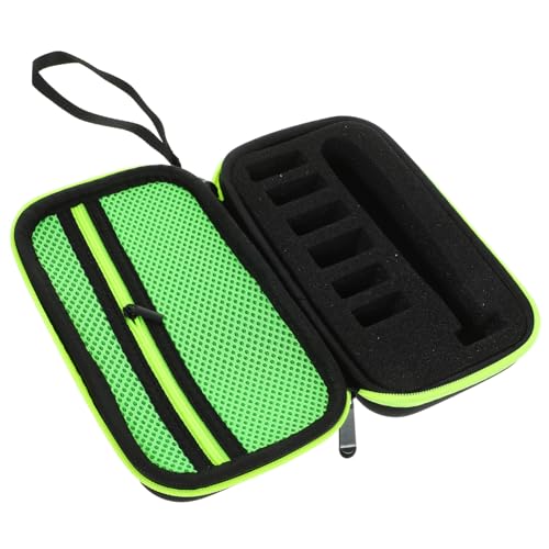 WOONEKY Rasierer-aufbewahrungstasche Aus Eva Reise-etui Für Rasierer Organizer Mit Netztasche Beidseitiger Reißverschluss Wasserabweisend Und Stoßfest von WOONEKY