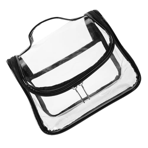 WOONEKY Transparente Kosmetiktasche Für Reise Make-up-Tasche Mit Reißverschluss Kleiner Kulturbeutel Aus PVC Für Damen Aufbewahrungs-Kosmetiktasche Tragbare Kulturtasche Für Make-up von WOONEKY