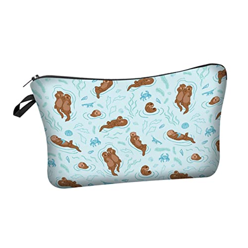 WOONEKY Reise Kosmetiktasche Mit Reißverschluss wasserdichte Toiletry Bag Für Damen Und Herren Tragbare Aufbewahrung Für Make-up Pflegeprodukte Und Toilettenartikel Für Urlaub Und von WOONEKY