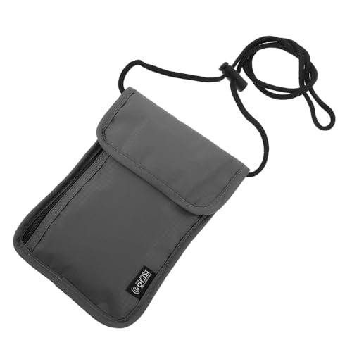 WOONEKY Reise-brustbeutel Reisepasshülle Aus Nylon Mit Riemen Für Männer Und Frauen Hält Dokumente Telefon Und Bargeld RFID-blockiert von WOONEKY