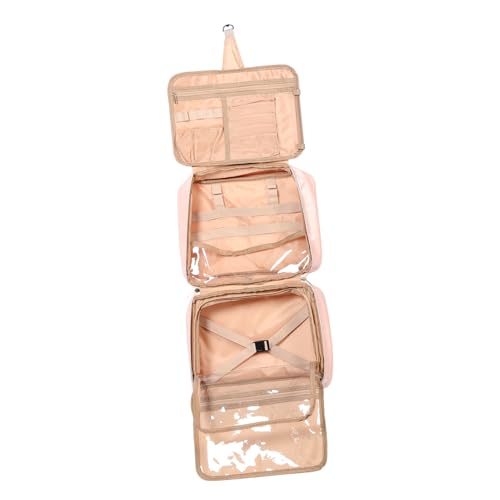 WOONEKY Toiletten-Organizer Und Tragbare Kosmetiktasche Wasserdichter Faltbarer Hängemappe Für Reisen Vielseitiger Make-up-Organizer Mit Großem Stauraum Für Damen Und Herren von WOONEKY