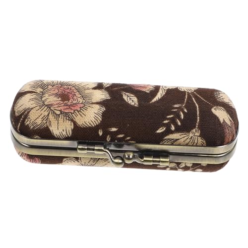 WOONEKY Retro Lippenstift Aufbewahrungsbox mit Blumenmuster Kompakt Leicht Langlebig Vielseitig als Lippenstift und Kleingeldbox für Damen Kratzfest und Tragbar WOONEKY Retro Lippenstift Aufbewahrungsbox mit Blumenmuster Kompakt Leicht Langlebig Vielseitig als Lippenstift und Kleingeldbox für Damen Kratzfest und Tragbar von WOONEKY