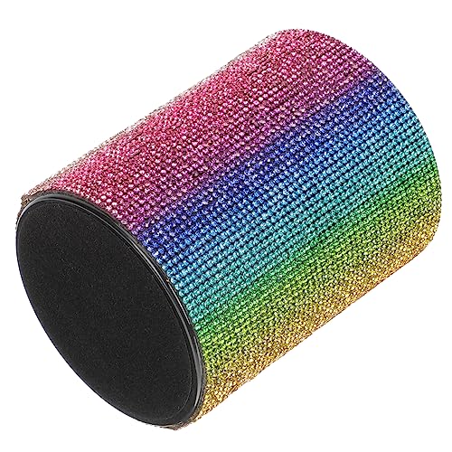 WOONEKY Rhinestone Stifthalter Für Makeup-pinsel Und Büromaterial Eleganter Und Funktionaler Organizer Kunststoff Dekorativer Behälter Für Schreibtisch Multifunktional Und Platzsparend von WOONEKY