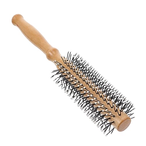 WOONEKY Rollkamm Aus Holz Für Lockiges Haar Runde Haarbürste Für Damen WOONEKY Rollkamm Aus Holz Für Lockiges Haar Runde Haarbürste Für Damen von WOONEKY