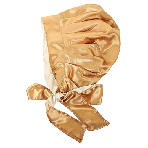 WOONEKY Satin Duschhaube für Damen Wiederverwendbare Haarkappe zum Schlafen für Körperpflege Große für Langes und Kurzes Haar Strapazierfähig und Praktisch für Täglichen Gebrauch von WOONEKY