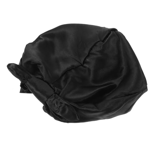 WOONEKY Schlafmütze Satin Für Frauen Haarhaube Zum Schlafen Mit Lockigem Haar Beanie-schlafmütze Schlafhaube von WOONEKY