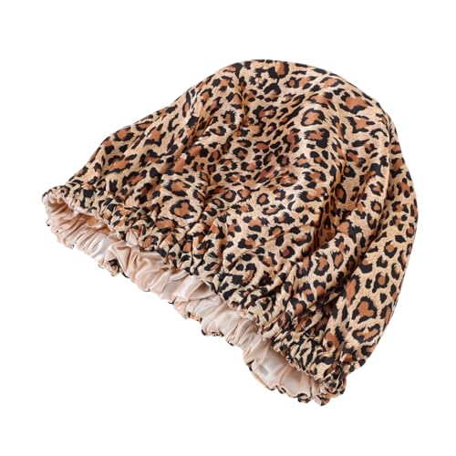 WOONEKY 1stück Multi-funktionale Satin Schlafhaube Doppelseitige Haube Mit Verstellbarem Band Für Damen Schützt Frisuren Und Kopfkissen Für Langes Und Lockiges Haar von WOONEKY