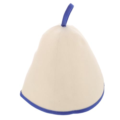 WOONEKY Filzmütze Für Sauna Wärmeisolierte Kopfbedeckung Für Dampfbäder Unisex Haube Aus Filz Für Herren Und Damen Russischer Bademantel Hut von WOONEKY