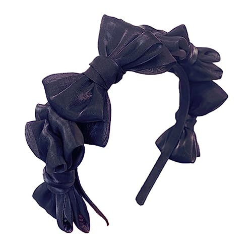 WOONEKY Vintage Stil Bowknot Haarband Für Damen Elegantes Haaraccessoire Für Hochzeiten Partys Und Festivals Robuste Und Anpassungsfähige Haarbänder von WOONEKY