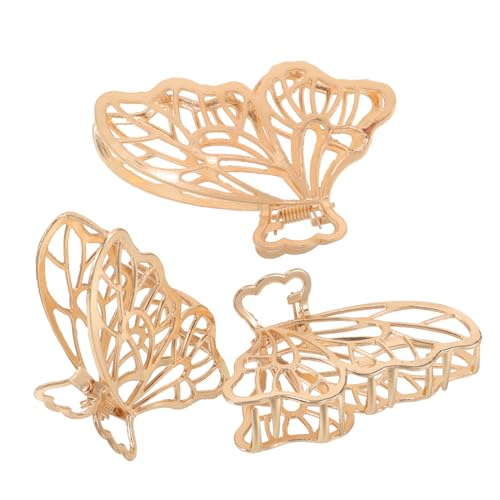 WOONEKY 3stücke Haar Klammer Schmetterling Schmetterlings-haarklammern Für Frauen Haarspange Haarschmuck Clip Für Haare von WOONEKY