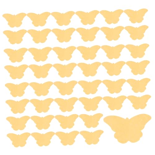 WOONEKY 60 Stück Schmetterlingsform Gesichtsreinigungsschwämme Komprimierte Make up Entferner Sanfte Gesichtsschwämme Für Tägliche Reinigung 8x4.9x8mm Für Empfindliche Haut von WOONEKY