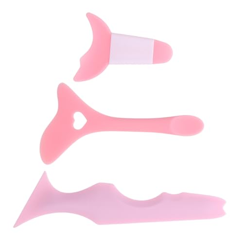 WOONEKY Silikon Zur Einfachen Lidschatten Hilfe Mascara Augenpflege Tägliche Reinigung Zum Andrücken Der Wimpern Zubehör Schablonen Stempel Und Applikator von WOONEKY