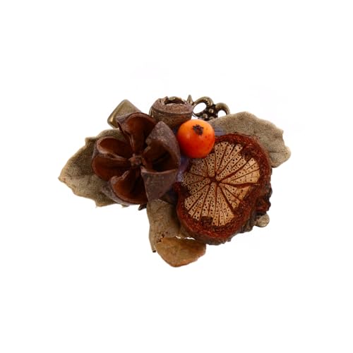 WOONEKY Simulation Haarspange Für Herbst Vintage Haarschmuck Handgemachte Haarnadel Kopfschmuck Für Mädchen Winter Haar Klemme Design Bequeme Modisch Und Leicht von WOONEKY