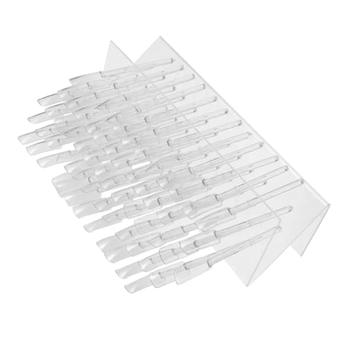 WOONEKY Slots Z Förmiger Organizer für Nagellacke und Farbkarten Platzsparendes Design für Mobile Nageldienste und Reisen für Nagelstudios und Zuhause von WOONEKY