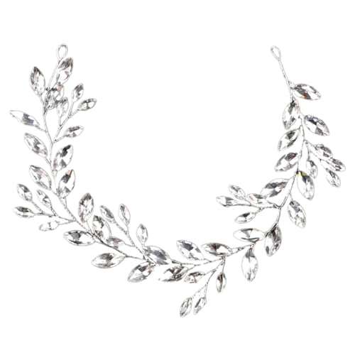 WOONEKY Braut Stirnband Mit Kristallen Elegantes Haaraccessoire Für Hochzeiten Und Besondere Anlässe Leicht Und Komfortabel Für Frauen Und Mädchen von WOONEKY