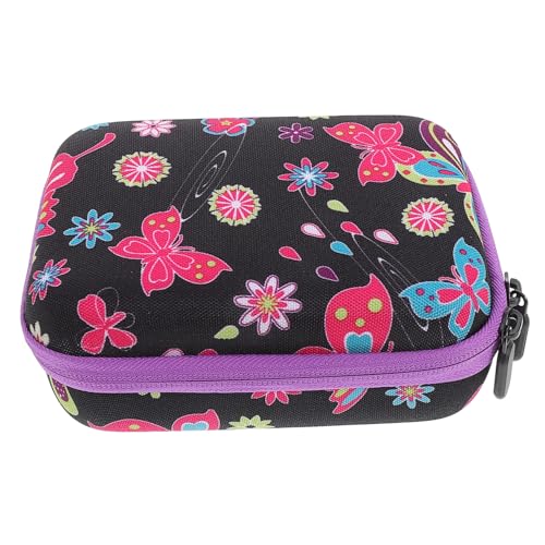 WOONEKY Stoßfeste Aufbewahrungstasche für Ätherische Öle Fächer für Rollonflaschen Hartschalen Organizer Tragbar für Reise und Zuhause als Parfüm Reisebehälter und Flaschentasche von WOONEKY