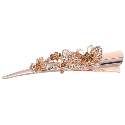 WOONEKY Schmetterling Haarspange Mit Strass Für Damen Dekorative Krokodilklemmen Glitzernde Haarspangen Für Verschiedene Anlässe von WOONEKY