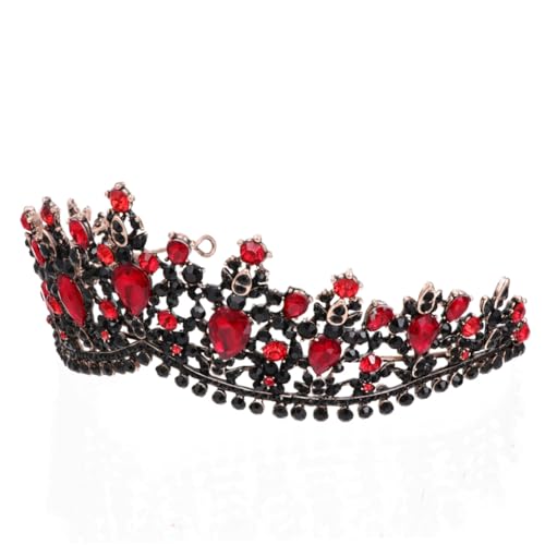 WOONEKY Strass Krone Damen Bridal Tiara Hochzeit Haar Accessoire Geburtstagskrone Prinzessin Schmuck Glänzend Elegant Party Fest Schmuck von WOONEKY