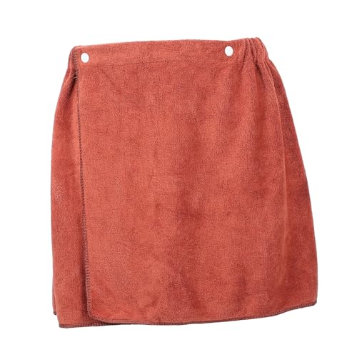 WOONEKY Stylische Herren Badetücher aus Absorbierendem Weichem Mikrofaser Vielseitig für Strand Sauna Badezimmer und Schwimmbad Braun Mittel von WOONEKY