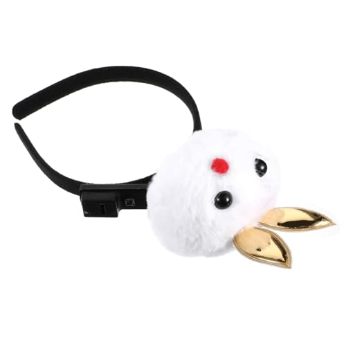 WOONEKY Teiliges Luminous Rabbit Haarbänder aus Plüsch Süße Stirnbänder für Partys und Familienfeiern Leuchtende Hasenohren für Perfekten Auftritt von WOONEKY