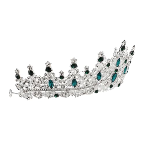 WOONEKY Tiara Haarschmuck für Damen mit Glitzernden Strasssteinen Bequemer Sitz Festlich für Hochzeit Geburtstag Abschlussball und Prinzessinnenpartys Geeignet von WOONEKY
