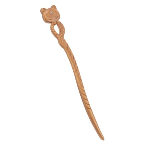 WOONEKY Traditionelle Chinesische Haarnadel aus Holz mit Feiner Handgravur Leichter Damen Haarschmuck für Hochsteckfrisuren Langlebiges Styling Tool für Frauen mit Antikem Design von WOONEKY