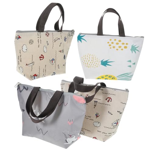 WOONEKY 2stücke Floral Make-up Tasche Kosmetiktasche Für Damen Multifunktionale Aufbewahrung Für Toilettenartikel Kosmetik Elektronik Stilvolles Design Tragbar Und Leicht von WOONEKY