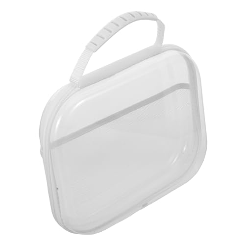 WOONEKY Transparente Hartschalen-zipptasche Robuster Reise-Organizer mit Wasserdichtem Reißverschluss Tragbare Kosmetik Aufbewahrungstasche für Make-up Schreibwaren Vielseitige von WOONEKY