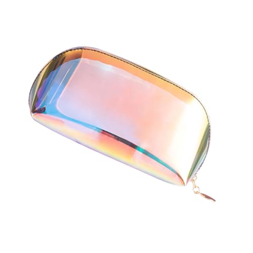 WOONEKY Transparente Kosmetiktasche Damen TPU Halbrund wasserdichte Makeup Organizer Tasche Vielseitige Kulturtasche für Reisen und Camping Langlebig und Tragbar Durchsichtige von WOONEKY