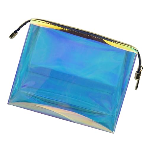 WOONEKY Transparente Kosmetiktasche Handlich Reise Make Up Tasche Leicht Tragbarer Organizer Für Damen Camping Und Alltag von WOONEKY