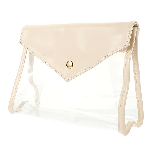 WOONEKY Transparente Kosmetiktasche PVC Große Reise Kulturtasche Leicht für Damen und Herren mit Praktischem Reißverschluss von WOONEKY