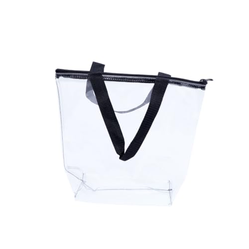 WOONEKY Transparente Multifunktionale PVC kulturtasche Tragbare Make up Waschbeutel Schultertasche für Reise Kosmetik Organisation Praktische Aufbewahrungstasche von WOONEKY