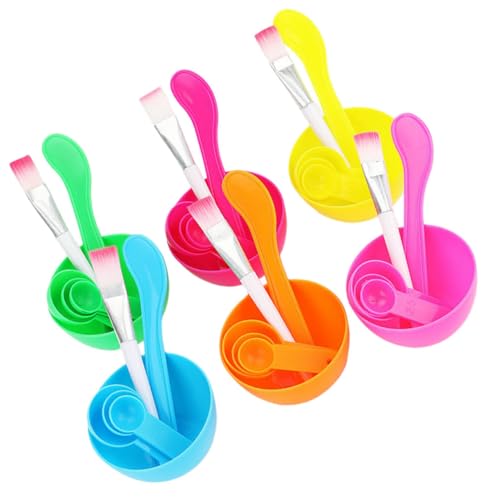 WOONEKY Umfassendes -schüssel-set 36-teilig 18 Löffel 12 Werkzeuge Aus Robustem Material Tolles Für Familie Und Freunde Zufällige Farbe von WOONEKY