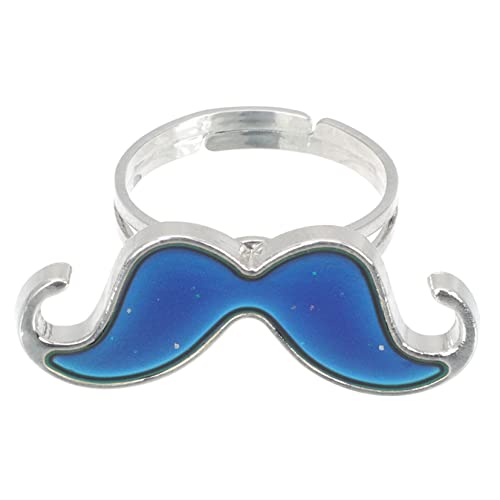 WOONEKY Verstellbarer Stimmungsring Damen Farbwechsel Fingerring Temperaturfühler Schmuck Party Mädchen Accessoire von WOONEKY