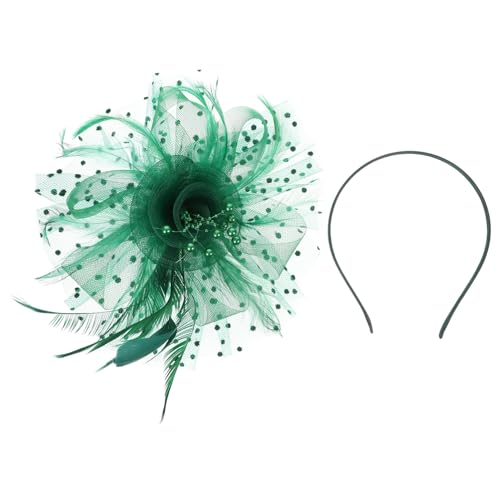 WOONEKY Tea Party Fascinator Hut Mit Netz Handgefertigt Eleganter Haarschmuck Für Hochzeiten Cocktailpartys Und Cosplay Frauen Kopfschmuck Für Festliche Anlässe von WOONEKY