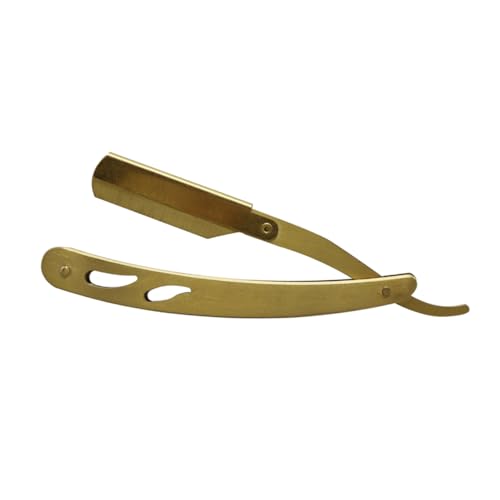 WOONEKY Manueller Rasierer Vintage-bartrasierer Für Herren Augenbrauenrasierer Praktischer Friseurrasierer Sicher Und Bequem von WOONEKY