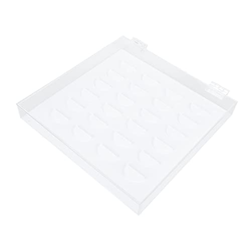 WOONEKY 1stück Aufbewahrungsbox Für Falsche Wimpern Transparente Kosmetik Organizer Mit Deckel Für Reise Und Zuhause Praktische Lösung Für Wimpernliebhaber von WOONEKY