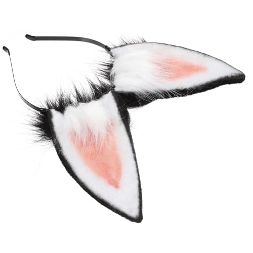 WOONEKY Kaninchenohr Stirnband Aus Stoff Für Damen Flauschiges Cosplay Party Haar Accessoire Realistische Hasenohren Für Kostüme Bequem Und Langlebig Für Fasching Und Halloween von WOONEKY