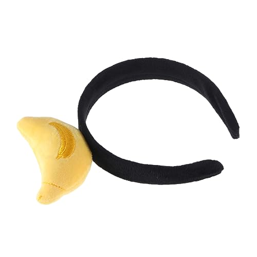WOONEKY Plüsch Haarreif Bananen Frucht Niedliches Haar Accessoire für Kinder Cosplay Partys Tragbares Kopfschmuck mit Frischem Design von WOONEKY