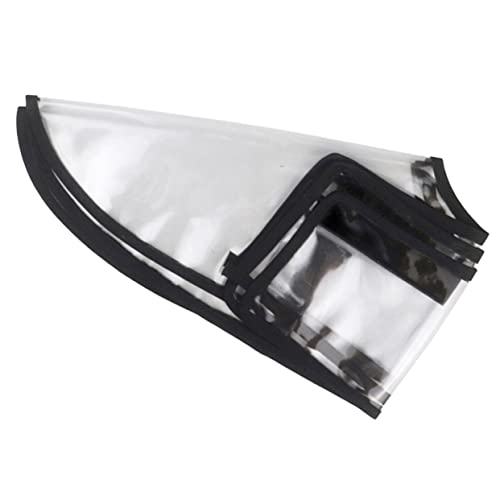 WOONEKY wasserdichte Verstärkte Schuhüberzieher aus Reißfestem Material Wiederverwendbar mit Rutschfester Sohle Transparenter Regenschutz für Saubere Schuhe bei Regen und Schlamm Mittlere von WOONEKY