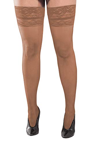 Selbsthalterstrumpf RUSTICA 20 den, Farbe COSMETIC XL, Produziert mit innovativer Technologie LYCRA XCEPTIONELLE, um den höchstmöglichen Komfort und die Anpassung an die Beinformen zu gewährleisten von WOOTI TIGHTS