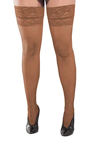 Selbsthalterstrumpf RUSTICA 20 den, Farbe FANGO L, Produziert mit innovativer Technologie LYCRA XCEPTIONELLE, um den höchstmöglichen Komfort und die Anpassung an die Beinformen zu gewährleisten von WOOTI TIGHTS