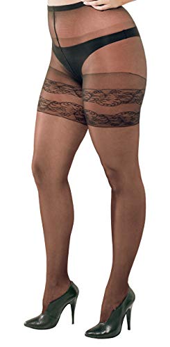 Strumpfhose RUSTICA 20 den, Farbe SCHWARZ, Große L, produziert mit innovativer Technologie LYCRA XCEPTIONELLE, um den höchstmöglichen Komfort und die Anpassung an die Körperformen zu gewährleisten von WOOTI TIGHTS