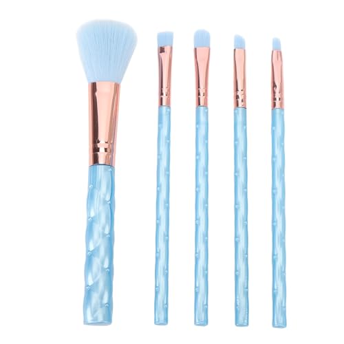 WOOXGEHM 5 Teiliges Make Up Pinsel Set, Weich, Sanft, Hautfreundlich, Nicht Klebrig, Tragbares Lidschatten Pinsel Set, Rouge Augenkontur Lidschatten Pinsel Set von WOOXGEHM