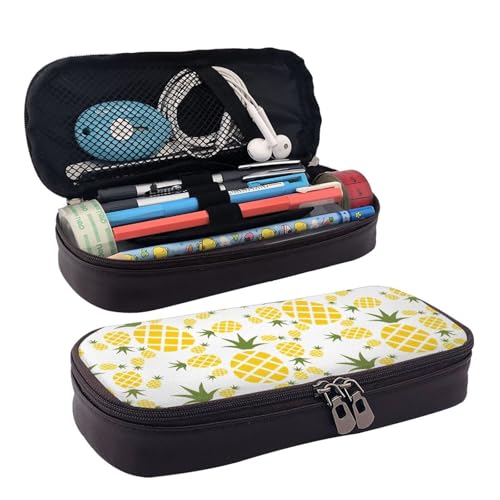 WOPQS Ananas. Leder-Federmäppchen, Stifteetui, Schreibwaren, College, Organizer, 2 Stück WOPQS Ananas. Leder-Federmäppchen, Stifteetui, Schreibwaren, College, Organizer, 2 Stück von WOPQS