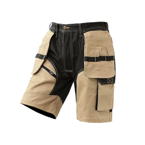 WORK IDEA Builder-Arbeitsshorts für Herren – strapazierfähige Sommer-Shorts für den Kampfeinsatz – mehrere Taschen, abnehmbare Flugtaschen-Shorts von WORK IDEA